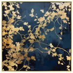 Картина Gold On Blue I
