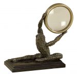 Статуетка Bumpy Frog Holding Magnifying Glass