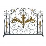 Экран для камина Olde World Wrought Iron Fire Scre