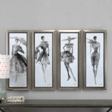 Панно Fashion Sketchbook (набір з 4)