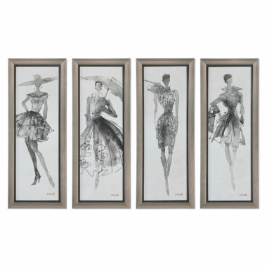 Панно Fashion Sketchbook (набор из 4)