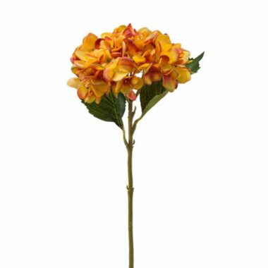 Искусственные цветы “Оранжевая гортензия”"