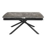 Стол обеденный раскладной Philip Baolai grey gloss
