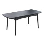 Стол обеденный раскладной Askold black matt
